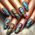 12 Sizes-24 Pcs Press On Nails Y613