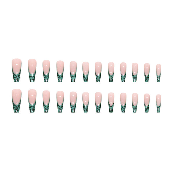 12 Sizes-24 Pcs Press On Nails W455
