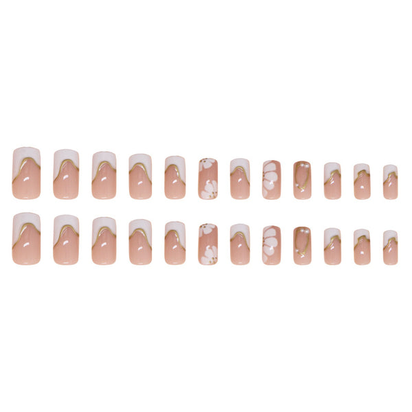 12 Sizes-24 Pcs Press On Nails Z902
