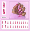 12 Sizes-24 Pcs Press On Nails W001
