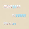 12 Sizes-24 Pcs Press On Nails Y619