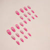 12 Sizes-24 Pcs Press On Nails W977