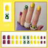 12 Sizes-24 Pcs Press On Nails C321