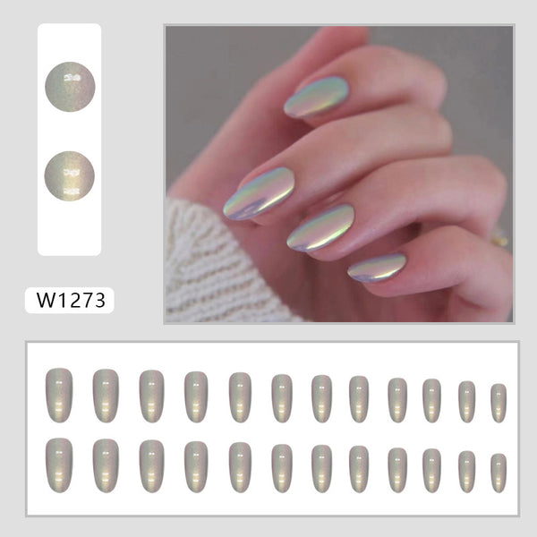 12 Sizes-24 Pcs Press On Nails W1273