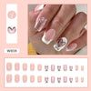 12 Sizes-24 Pcs Press On Nails W808