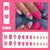 12 Sizes-24 Pcs Press On Nails W1216
