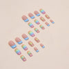 12 Sizes-24 Pcs Press On Nails W510