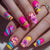 12 Sizes-24 Pcs Press On Nails Y1529
