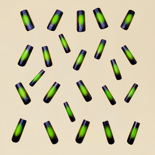 12 Sizes-24 Pcs Press On Nails Y211