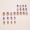 12 Sizes-24 Pcs Press On Nails W2176