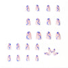 12 Sizes-24 Pcs Press On Nails JP1102