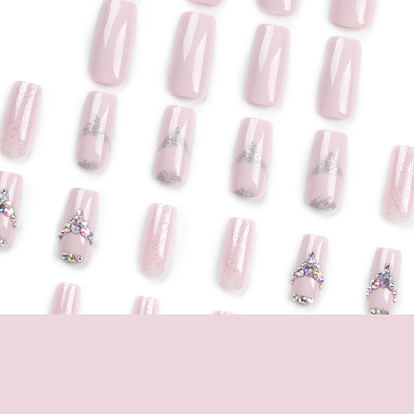 12 Sizes-24 Pcs Press On Nails JP3118