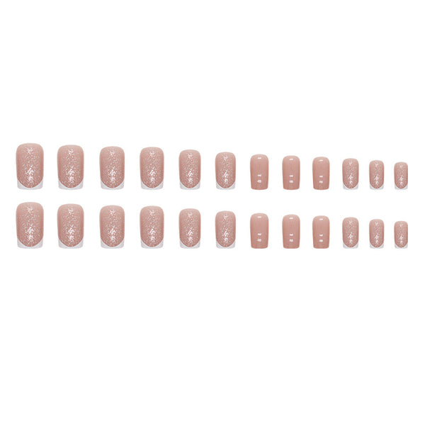 12 Sizes-24 Pcs Press On Nails W1180