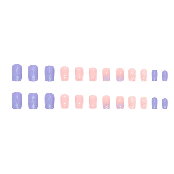 12 Sizes-24 Pcs Press On Nails W575