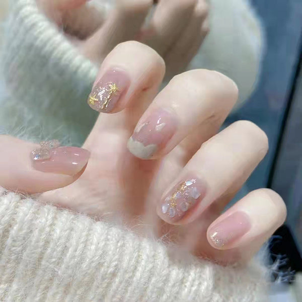 12 Sizes-24 Pcs Press On Nails Z232