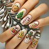 12 Sizes-24 Pcs Press On Nails Y1285