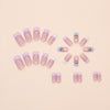 12 Sizes-24 Pcs Press On Nails W1710