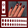 12 Sizes-24 Pcs Press On Nails W1890