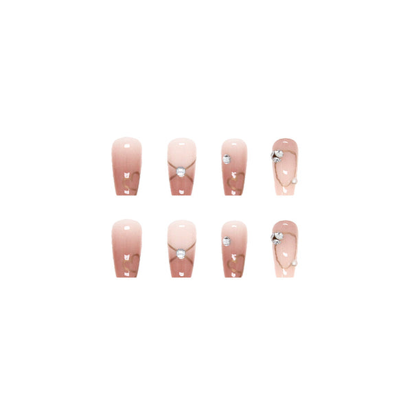 12 Sizes-24 Pcs Press On Nails Z436