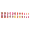 12 Sizes-24 Pcs Press On Nails W990