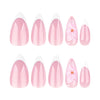 12 Sizes-24 Pcs Press On Nails JP3893