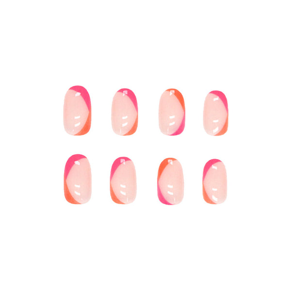 12 Sizes-24 Pcs Press On Nails W188
