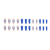 12 Sizes-24 Pcs Press On Nails W511