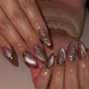 12 Sizes-24 Pcs Press On Nails JP4017