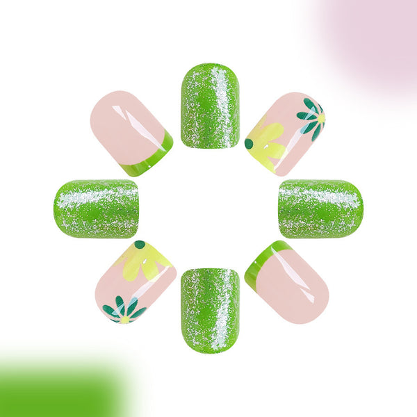 12 Sizes-24 Pcs Press On Nails C835