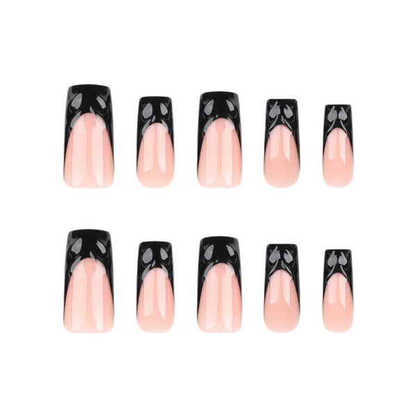 12 Sizes-24 Pcs Press On Nails DIY28