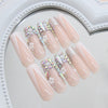 12 Sizes-24 Pcs Press On Nails Z1032
