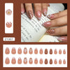 12 Sizes-24 Pcs Press On Nails Z1307