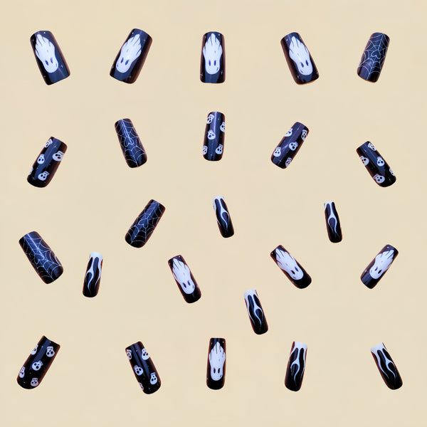 12 Sizes-24 Pcs Press On Nails Y201