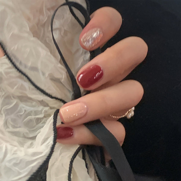 12 Sizes-24 Pcs Press On Nails JP993
