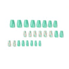 12 Sizes-24 Pcs Press On Nails JP2018