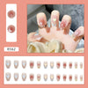 12 Sizes-24 Pcs Press On Nails R562