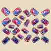 12 Sizes-24 Pcs Press On Nails Y1825