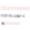 12 Sizes-24 Pcs Press On Nails JP3954