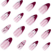 12 Sizes-24 Pcs Press On Nails JP3733