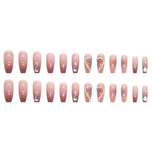 12 Sizes-24 Pcs Press On Nails Z450