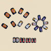 12 Sizes-24 Pcs Press On Nails y2060-24