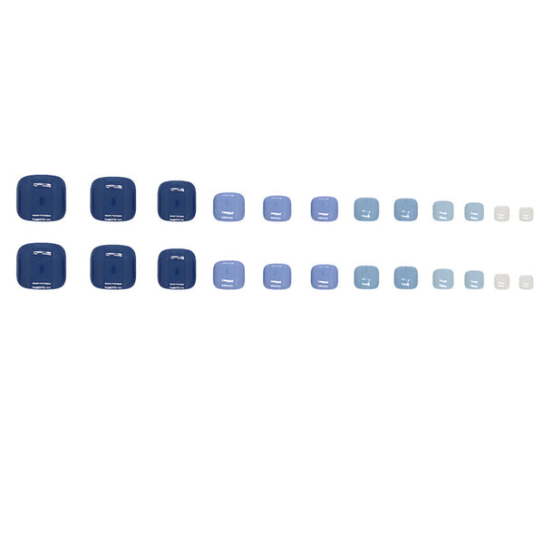 12 Sizes-24 Pcs Press On Nails F134