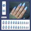 12 Sizes-24 Pcs Press On Nails W1922
