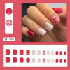 12 Sizes-24 Pcs Press On Nails W1368