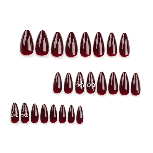 12 Sizes-24 Pcs Press On Nails JP3133