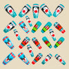 12 Sizes-24 Pcs Press On Nails Y1241
