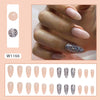 12 Sizes-24 Pcs Press On Nails W1166