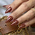 12 Sizes-24 Pcs Press On Nails W1613