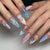 12 Sizes-24 Pcs Press On Nails JP2949