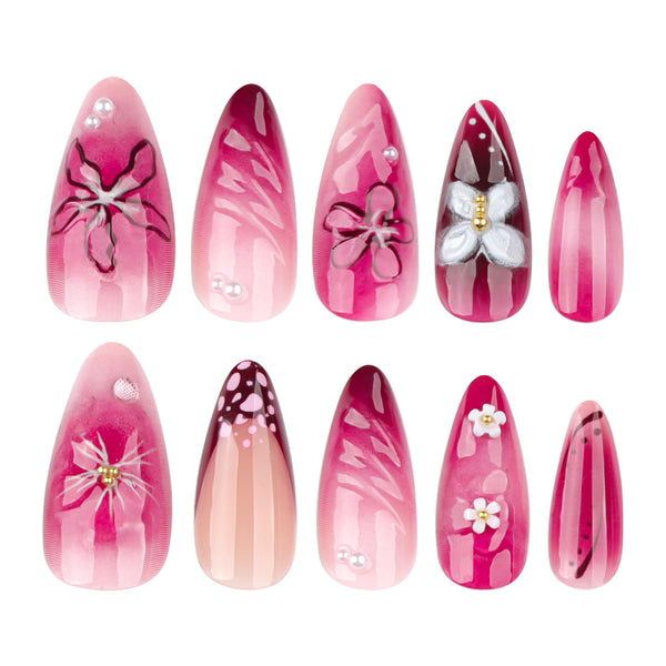12 Sizes-24 Pcs Press On Nails JP3780